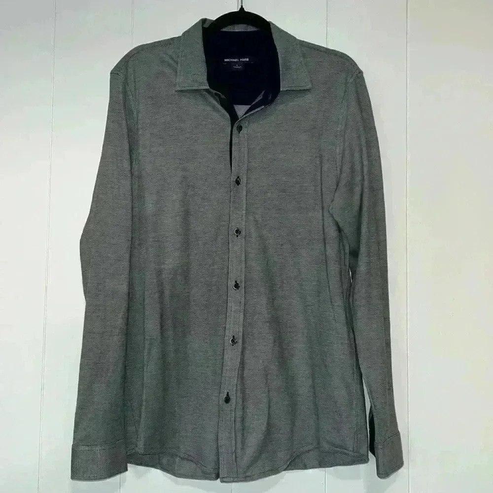 Michael Kors Men’s Long Sleeve Button Up Dress Shirt X7